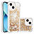 Custodia Silicone Cover Morbida Bling-Bling S01 per Apple iPhone 15