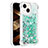 Custodia Silicone Cover Morbida Bling-Bling S01 per Apple iPhone 15 Plus Verde