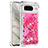 Custodia Silicone Cover Morbida Bling-Bling S01 per Google Pixel 8 5G Rosa Caldo