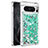 Custodia Silicone Cover Morbida Bling-Bling S01 per Google Pixel 8 Pro 5G Verde