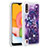 Custodia Silicone Cover Morbida Bling-Bling S01 per Samsung Galaxy A01 SM-A015 Viola