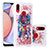 Custodia Silicone Cover Morbida Bling-Bling S01 per Samsung Galaxy A10s Multicolore
