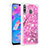 Custodia Silicone Cover Morbida Bling-Bling S01 per Samsung Galaxy A40s Rosa Caldo