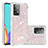 Custodia Silicone Cover Morbida Bling-Bling S01 per Samsung Galaxy A52s 5G Rosa