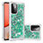 Custodia Silicone Cover Morbida Bling-Bling S01 per Samsung Galaxy A72 4G Verde