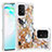 Custodia Silicone Cover Morbida Bling-Bling S01 per Samsung Galaxy A91