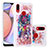 Custodia Silicone Cover Morbida Bling-Bling S01 per Samsung Galaxy M01s Multicolore