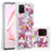 Custodia Silicone Cover Morbida Bling-Bling S01 per Samsung Galaxy M60s