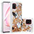 Custodia Silicone Cover Morbida Bling-Bling S01 per Samsung Galaxy Note 10 Lite