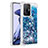 Custodia Silicone Cover Morbida Bling-Bling S01 per Xiaomi Mi 11T 5G Blu