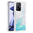 Custodia Silicone Cover Morbida Bling-Bling S01 per Xiaomi Mi 11T 5G Cielo Blu