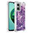 Custodia Silicone Cover Morbida Bling-Bling S01 per Xiaomi Redmi 10 Prime Plus 5G Viola