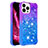 Custodia Silicone Cover Morbida Bling-Bling S02 per Apple iPhone 14 Pro Max Viola