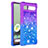 Custodia Silicone Cover Morbida Bling-Bling S02 per Google Pixel 7a 5G Viola