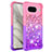 Custodia Silicone Cover Morbida Bling-Bling S02 per Google Pixel 8 5G Rosa Caldo