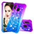 Custodia Silicone Cover Morbida Bling-Bling S02 per Samsung Galaxy A20e Viola