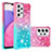 Custodia Silicone Cover Morbida Bling-Bling S02 per Samsung Galaxy A33 5G Rosa