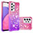 Custodia Silicone Cover Morbida Bling-Bling S02 per Samsung Galaxy A33 5G Rosa Caldo