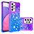 Custodia Silicone Cover Morbida Bling-Bling S02 per Samsung Galaxy A33 5G Viola