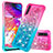 Custodia Silicone Cover Morbida Bling-Bling S02 per Samsung Galaxy A70S Rosa