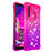 Custodia Silicone Cover Morbida Bling-Bling S02 per Samsung Galaxy A9 (2018) A920 Rosa Caldo