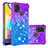 Custodia Silicone Cover Morbida Bling-Bling S02 per Samsung Galaxy M31 Viola