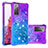 Custodia Silicone Cover Morbida Bling-Bling S02 per Samsung Galaxy S20 FE (2022) 5G Viola