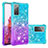 Custodia Silicone Cover Morbida Bling-Bling S02 per Samsung Galaxy S20 FE 4G Cielo Blu