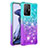 Custodia Silicone Cover Morbida Bling-Bling S02 per Xiaomi Mi 11T 5G Cielo Blu