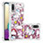Custodia Silicone Cover Morbida Bling-Bling S03 per Samsung Galaxy A02 Rosso