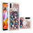 Custodia Silicone Cover Morbida Bling-Bling S03 per Samsung Galaxy A11 Multicolore