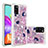Custodia Silicone Cover Morbida Bling-Bling S03 per Samsung Galaxy A41
