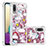 Custodia Silicone Cover Morbida Bling-Bling S03 per Samsung Galaxy M02