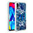 Custodia Silicone Cover Morbida Bling-Bling S03 per Samsung Galaxy M10 Blu