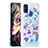 Custodia Silicone Cover Morbida Bling-Bling S03 per Samsung Galaxy M21 Cielo Blu