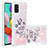 Custodia Silicone Cover Morbida Bling-Bling S03 per Samsung Galaxy M40S Multicolore