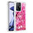 Custodia Silicone Cover Morbida Bling-Bling S03 per Xiaomi Mi 11T 5G Rosa Caldo