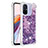 Custodia Silicone Cover Morbida Bling-Bling S03 per Xiaomi Redmi 11A 4G Viola