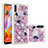 Custodia Silicone Cover Morbida Bling-Bling S04 per Samsung Galaxy A11 Multicolore