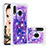 Custodia Silicone Cover Morbida Bling-Bling S04 per Samsung Galaxy A20e Viola