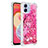 Custodia Silicone Cover Morbida Bling-Bling YB1 per Samsung Galaxy A04 4G Rosa Caldo