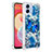 Custodia Silicone Cover Morbida Bling-Bling YB1 per Samsung Galaxy A04E Blu