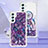 Custodia Silicone Cover Morbida Bling-Bling YB1 per Samsung Galaxy A24 4G Viola