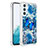 Custodia Silicone Cover Morbida Bling-Bling YB1 per Samsung Galaxy Quantum4 5G