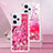 Custodia Silicone Cover Morbida Bling-Bling YB1 per Xiaomi Redmi Note 12 Pro 5G Rosa Caldo