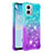 Custodia Silicone Cover Morbida Bling-Bling YB2 per Motorola Moto G 5G (2023) Cielo Blu