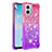 Custodia Silicone Cover Morbida Bling-Bling YB2 per Motorola Moto G 5G (2023) Rosa Caldo