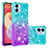 Custodia Silicone Cover Morbida Bling-Bling YB2 per Samsung Galaxy M04