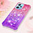 Custodia Silicone Cover Morbida Bling-Bling YB2 per Xiaomi Poco X5 5G Rosa Caldo