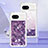 Custodia Silicone Cover Morbida Bling-Bling YB3 per Google Pixel 8a 5G Viola